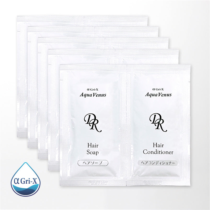 【アクア】ヘアソープ&コンディショナー(ミニ) 5枚