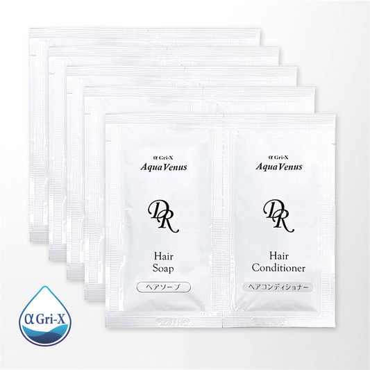 【アクア】ヘアソープ&コンディショナー(ミニ) 5枚
